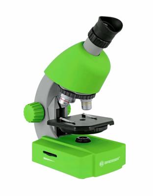 Bresser microscoop junior 22 cm staal groen 44 delig