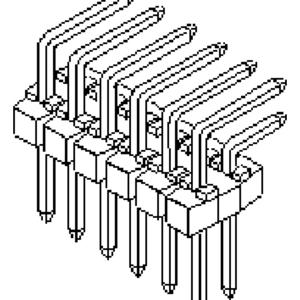 Molex Male header (standaard) Aantal rijen: 2 901220766 1 stuk(s) Tray