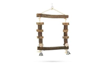 Beeztees Tomi schommel - vogelspeelgoed - hout - 45 cm