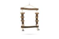 Beeztees Tomi schommel - vogelspeelgoed - hout - 45 cm