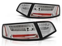 Tuning-Tec Achterlichten voor Audi A6 08-11 SEDAN CHROOM LED STRIP SEQ