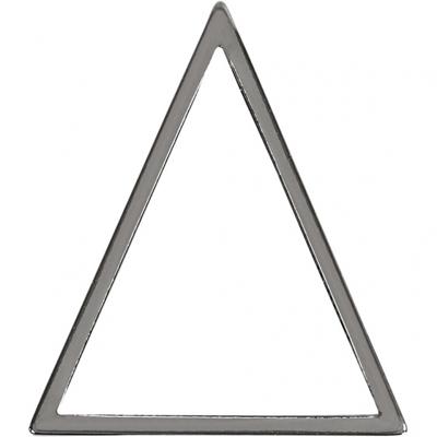 Creotime sieradenhangers Driehoek 30 x 30 mm 2 stuks grijs Creotime sieradenhangers Driehoek 30 x 30 mm 2 stuks grijs