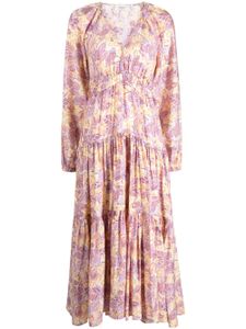 A.L.C. robe volantée Iman à fleurs - Rose