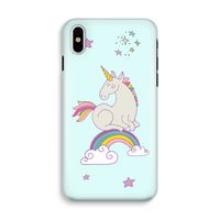 Regenboog eenhoorn: iPhone X Tough Case - thumbnail