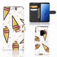 Samsung Galaxy S9 Book Cover Icecream - thumbnail