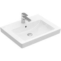 Villeroy & Boch Subway 2.0 meubelwastafel 60x47cm 1 kraangat met overloop wit 7113F001 - thumbnail