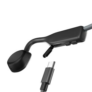 Shokz OpenMove Hoofdtelefoons Draadloos oorhaak Oproepen/muziek USB Type-C Bluetooth Grijs