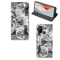 Mobiel BookCase OnePlus Nord N100 Skulls Angel