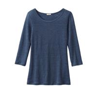 Shirt met ronde hals, indigo 36/38
