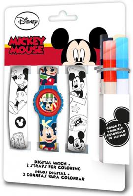 Disney horlogeset Mickey Mouse junior 23 cm 4 delig Disney horlogeset Mickey Mouse junior 23 cm 4 delig