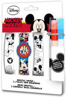Disney horlogeset Mickey Mouse junior 23 cm 4 delig