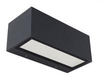Lutec - Germini Wall Light (Grey)