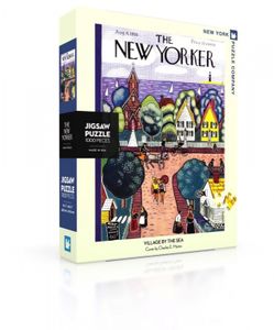 New York Puzzle Company Dorp aan Zee - 1000 stukjes