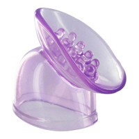 XR Brands Lily Pod - Wand Attachment - Purple - thumbnail