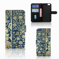 Apple iPhone 6 Plus | 6s Plus Hoesje Beige Flowers