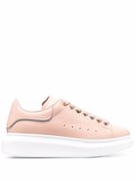 Alexander McQueen baskets en cuir à lacets - Rose - thumbnail