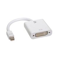 V7 Mini Displayport (Thunderbolt) naar DVI-adapter voor het bekijken van Full HD-video op monitor van MacBook, MacBook Pro en MacBook Air (CBL-MD1WHT-5N) - wit