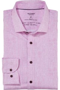 OLYMP Level Five 24/Seven Dynamic Flex Body Fit Jersey shirt roze, Melange