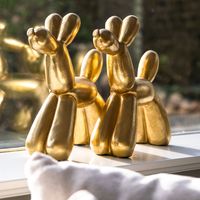 Richmond Decoratie Balloon Dog - Goud (per stuk) - thumbnail