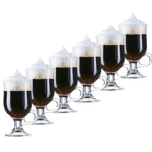 6x Irish Coffee glazen transparant 240 ml Opal