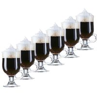 6x Irish Coffee glazen transparant 240 ml Opal