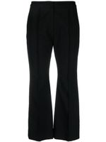 Jil Sander pantalon court à taille haute - Noir