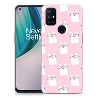 OnePlus Nord N10 5G TPU Hoesje Sleeping Cats - thumbnail