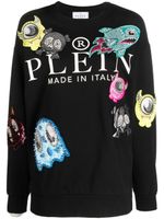 Philipp Plein sweat Monsters à logo imprimé - Noir - thumbnail