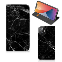 iPhone 12 | iPhone 12 Pro Standcase Marmer Zwart - Origineel Cadeau Vader