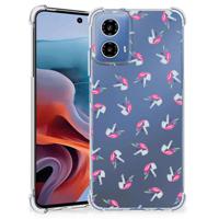 Doorzichtige Silicone Hoesje voor Motorola Moto G34 Unicorns