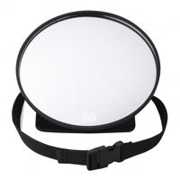 Saro observatiespiegel 17,5 x 6,5 cm zwart