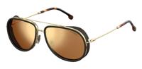 Carrera Eyewear zonnebril 151/S J5G/K1 piloot heren goud/zwart met spiegellens