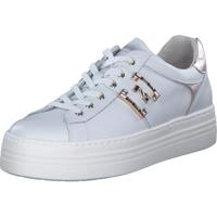 Nero Giardini Damesschoenen E409967D wit leer casual platform gymschoenen