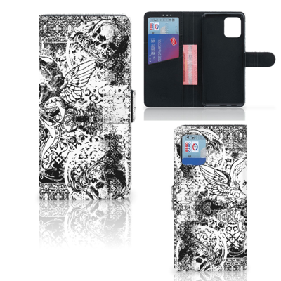 Telefoonhoesje met Naam OPPO Find X3 Pro Skulls Angel