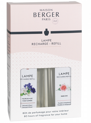 Lampe Berger Huisparfum Duoset - Musc Flowers & Paris Chic