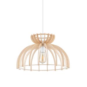 Nowodvorski Houten hanglamp Kymi Ø 48cm - houtbruin 10572