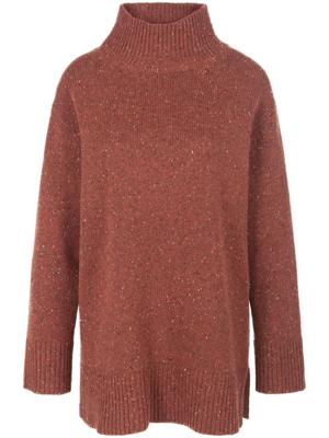 Trui zijsplitten Van Peter Hahn bruin Trui zijsplitten Van Peter Hahn bruin