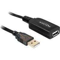 DeLOCK 20m USB 2.0 USB-kabel Zwart - thumbnail