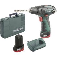 Metabo PowerMaxx SB Basic Accu-klopboor/schroefmachine 2 snelheden Incl. 2 accus, Incl. koffer