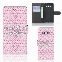 Samsung Galaxy Grand Prime | Grand Prime VE G531F Portemonnee Hoesje Flowers Pink DTMP