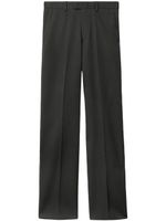 Burberry pantalon de costume en laine - Noir - thumbnail