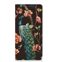 Xiaomi Redmi Note 13 Pro Plus Hoesje maken Pauw met Bloemen