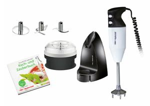 ESGE Zauberstab® Edition Petticoat Staafmixer 180 W Wit, Zwart