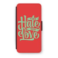 Turn hate into love: iPhone 8 Flip Hoesje - thumbnail