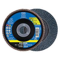 PFERD POLIFAN 69300934 Waaierschijf, 10 stuks, PFC 125x22,23 mm, conisch, Z40 startlijn Start Steelox | 69300934 - voor staal, roestvrij staal (inox)