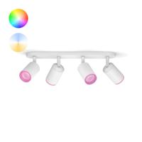 Philips Opbouwspot Hue Fugato - White and color 4-lichts wit 915005761701