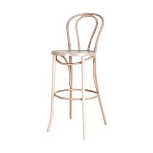 Fameg Vienna Thonet No. 18 houten barkruk whitewash - 75 cm