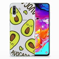 Samsung Galaxy A70 Telefoonhoesje met Naam Avocado Singing