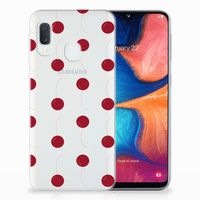 Samsung Galaxy A20e Siliconen Case Cherries