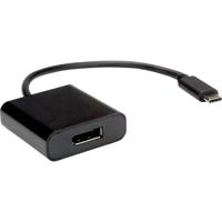 Value 12.99.3220 USB-C-displaykabel USB-C / DisplayPort Adapterkabel USB-C stekker, DisplayPort-bus 0.10 m Zwart - thumbnail